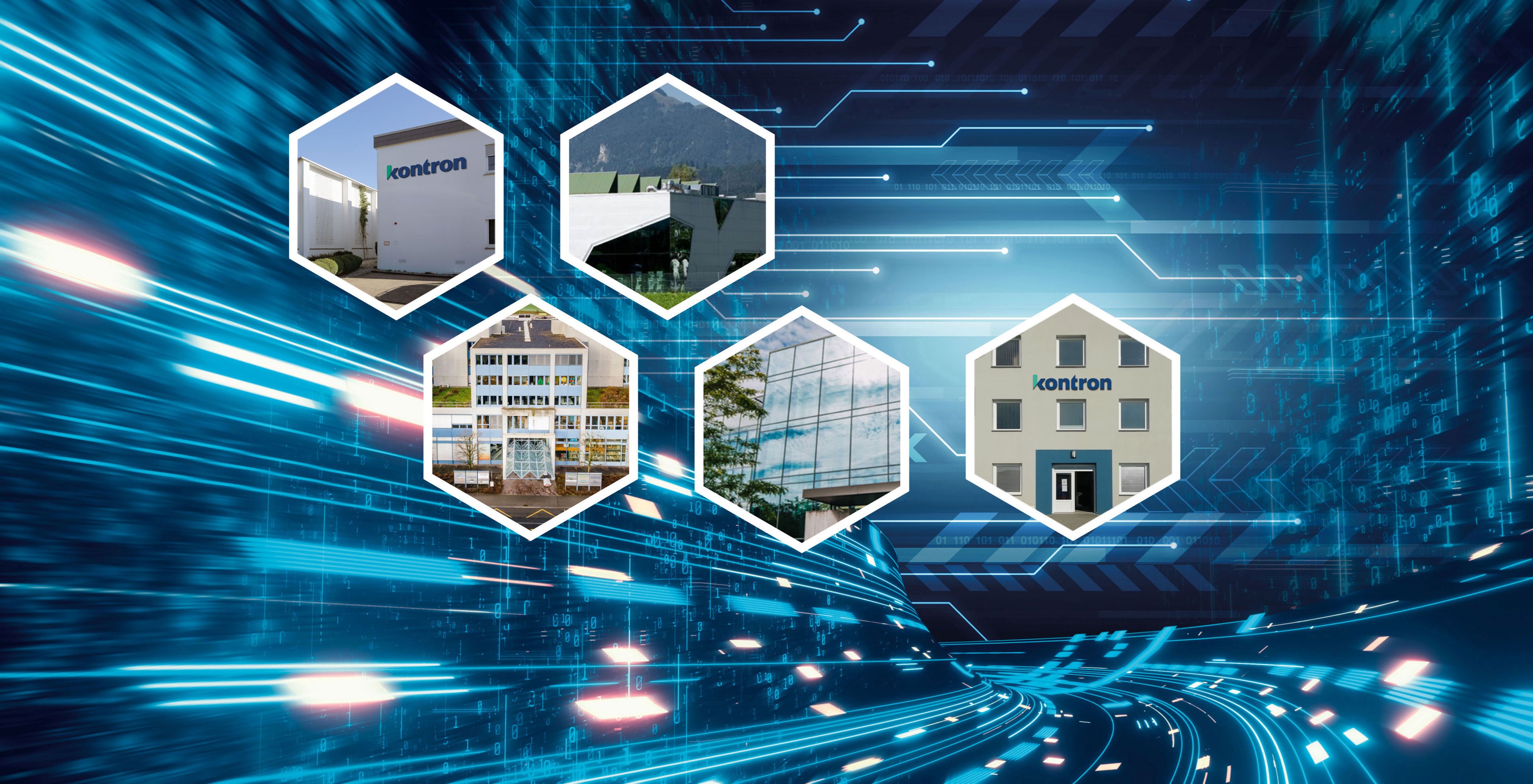 Firmengebäude Kontron Electronics Deutschland, Schweiz, Ungarn, Kontron Austria und Iskratel EMS