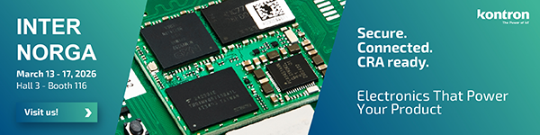 Messebanner zur Internorga, Hamburg, Kontron Electronics